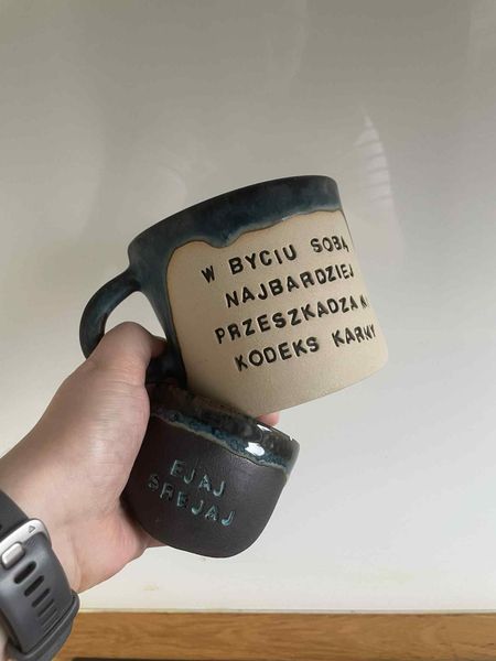 Zestaw czarka +  2 kubki