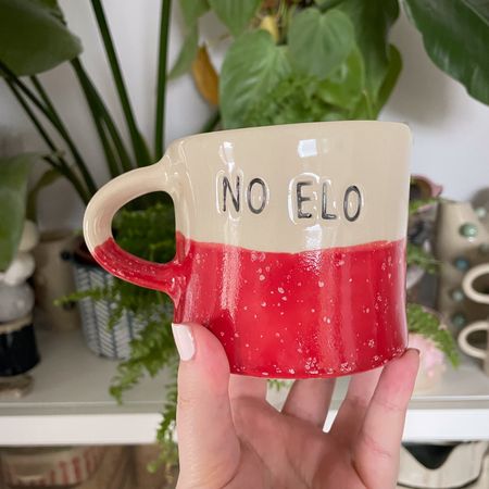 Kubek „ No elo, MORDO” – krzywy, unikatowy, z charakterem - 350 ml