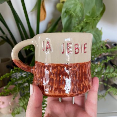 Kubek „Ja Jebię” - rudy, 250 ml