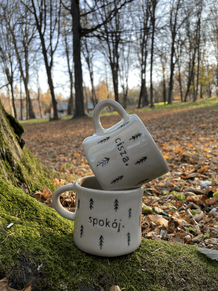 Zestaw kubków „Cisza & Spokój” - 2x350 ml