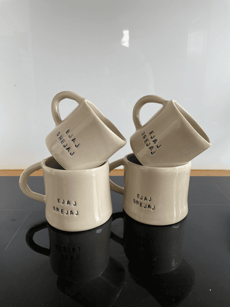 Zestaw 4 kubków Ejaj srejaj