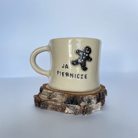 Kubek „Ja pierniczę” – czarny ludzik - 250 ml