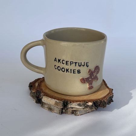 Kubek „Akceptuję Cookies” – Prezent dla Programisty, Marketera i Fanów IT Humor - 250 ml