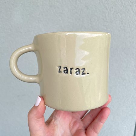 Kubek ceramiczny „Zaraz.”